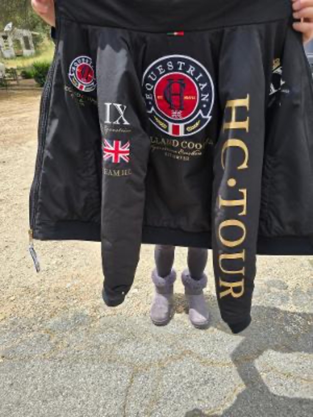 holland Cooper logo coat worn once in pics - Picture 3 of 14